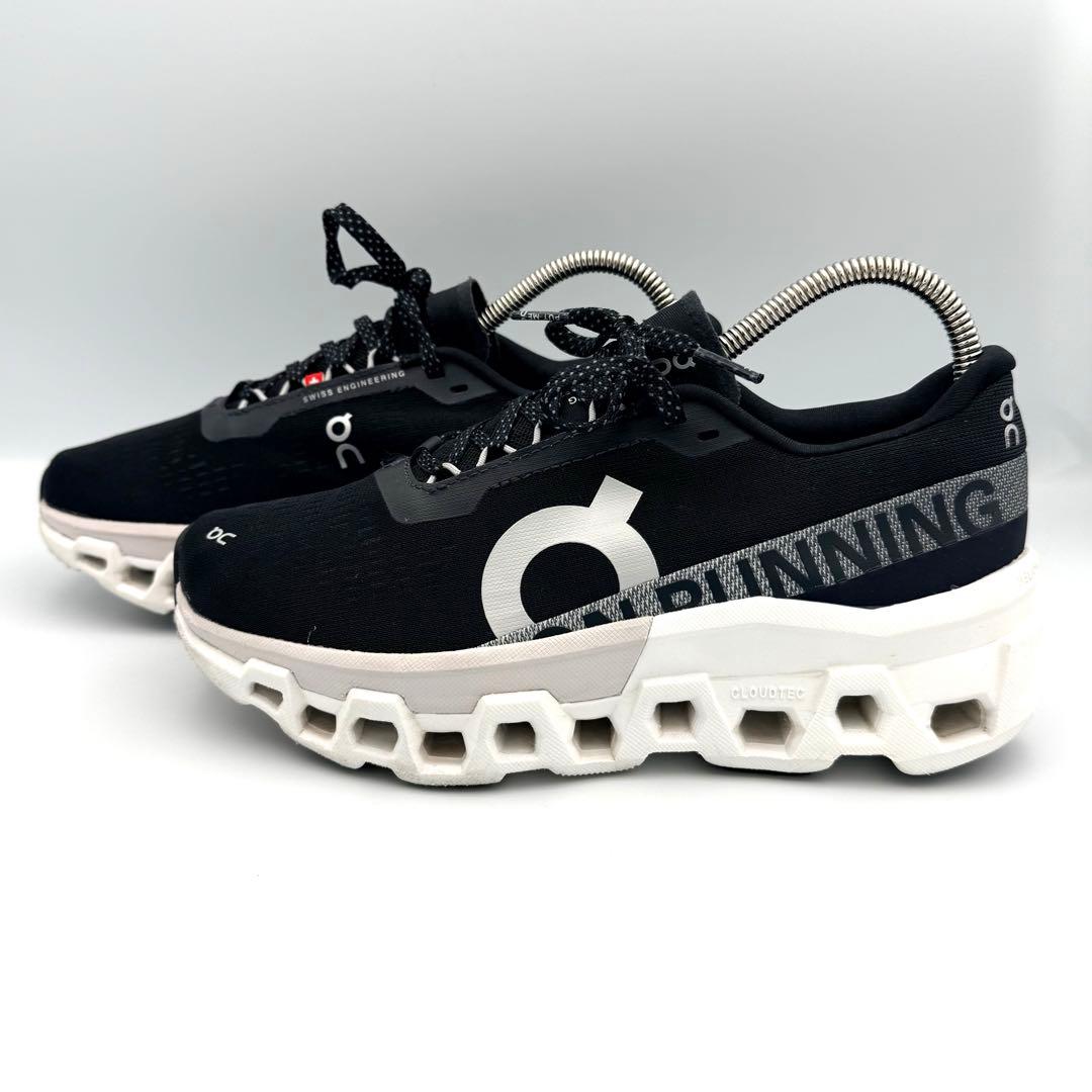 【良好】On クラウドモンスター2 ブラック ランニングスニーカー 大人気！！