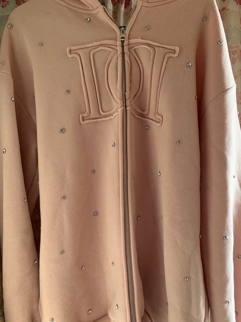 Darich ダーリッチ DDロゴビジュージ ップパーカー PNK ピンク