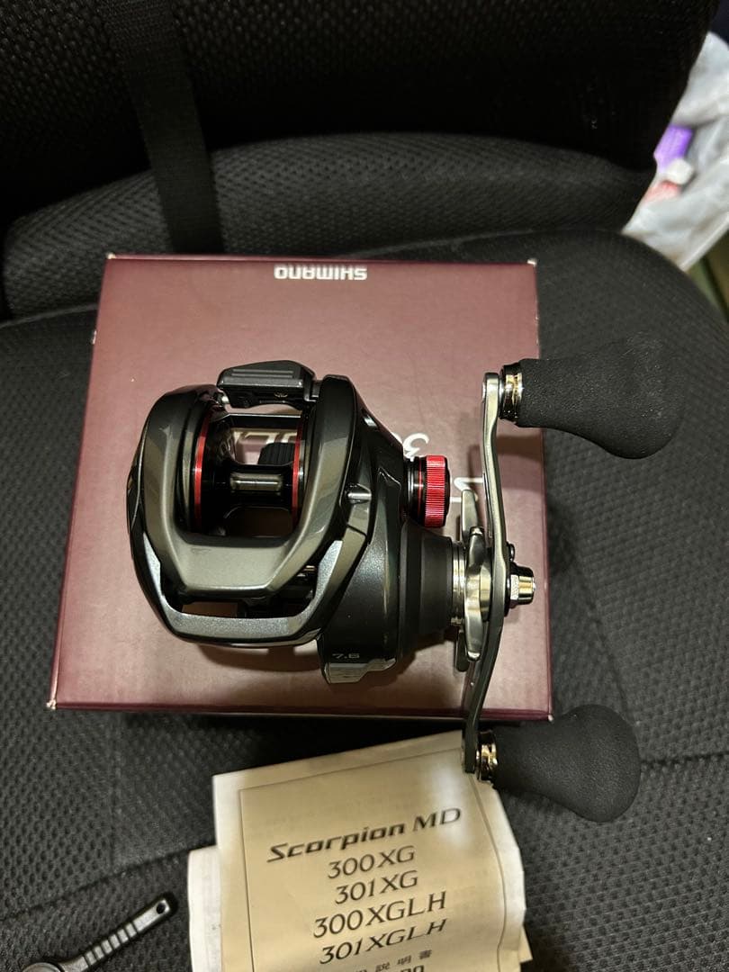 56スケさん専用Scorpion MD 301XGLH ベイトリール　左ハンドル