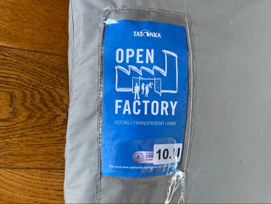 テント・タープ TATONKA TARP 3 TC 400x400cm