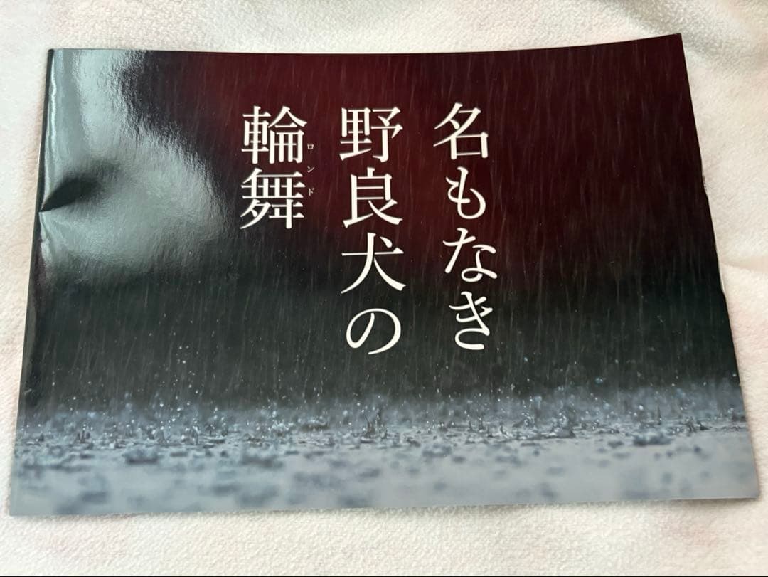 名もなき野良犬の輪舞　パンフレット