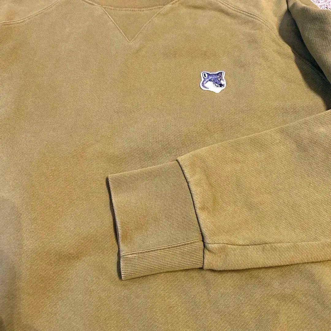 MAISON KITSUNÉ オリーブグリーン トレーナー　Mサイズ