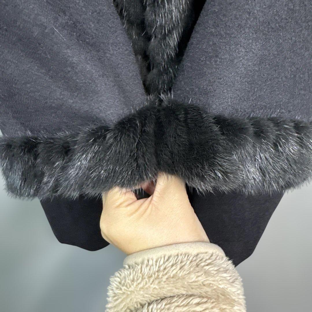 PROJECT PIACENZA カシミヤ100%ロングコート　ミンク