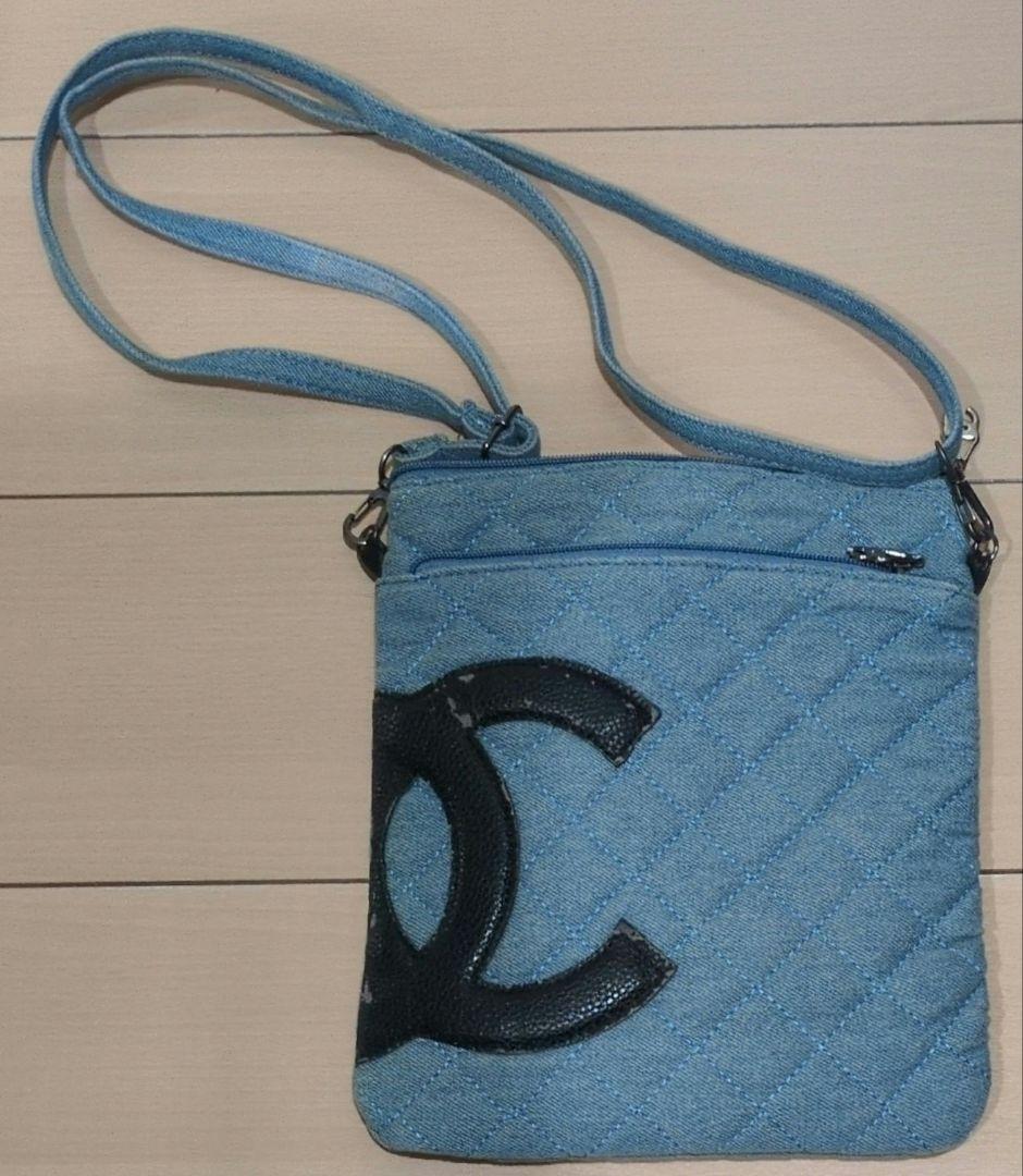 プ*ピ様 【CHANEL】シャネルノベルティ✦BLACKココマークデニムショルダ
