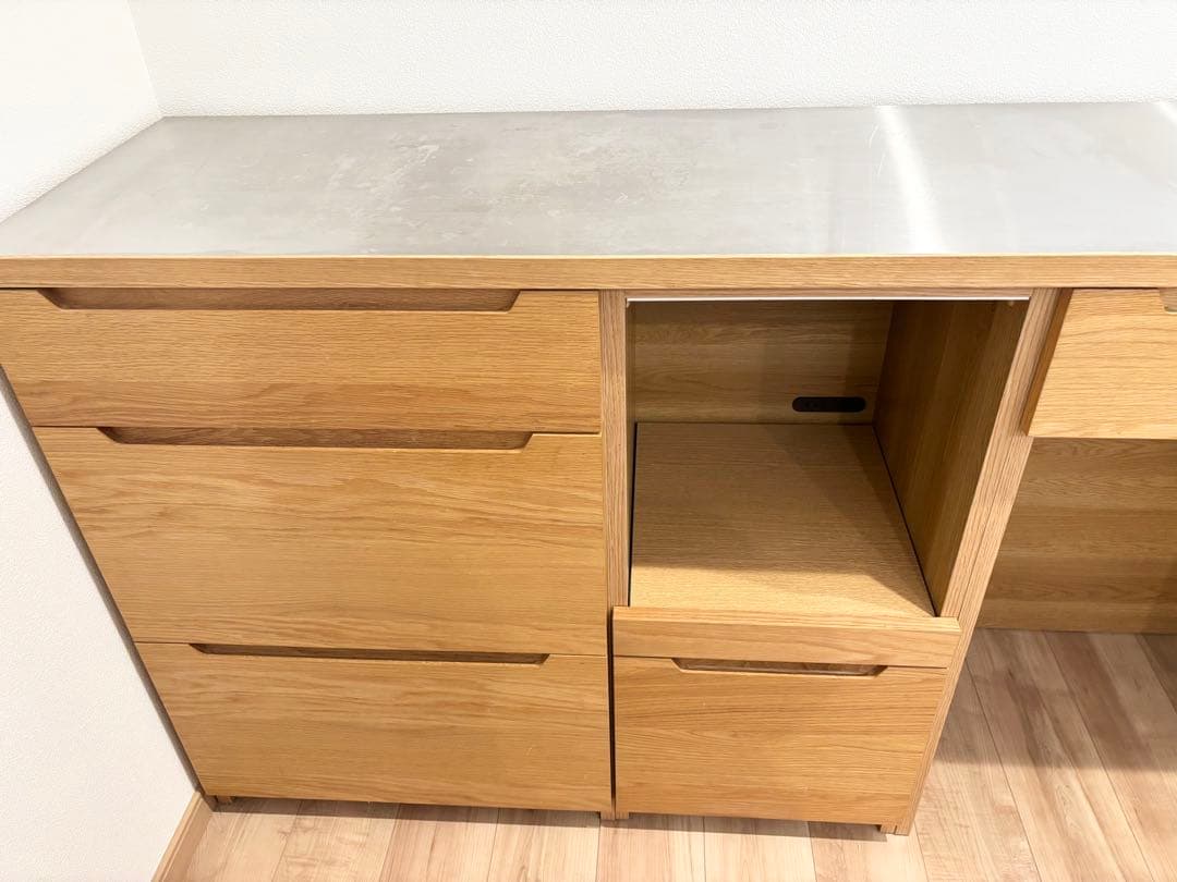 unico LOM カップボード　キッチン収納　w1600