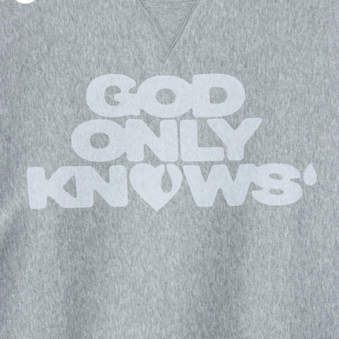 ミュージシャン GODONLYKNOWS SIGNATURE CREW NECK SWEAT