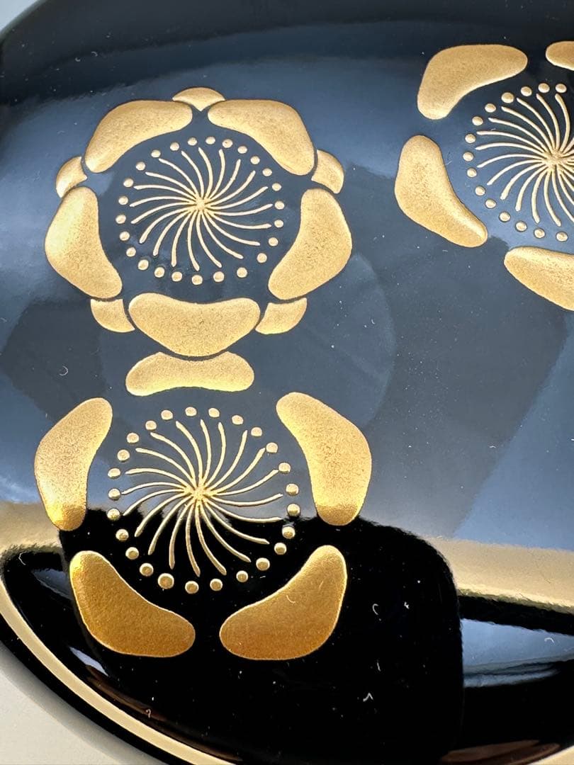 すーへー茶道具　棗　岡本康伸　溢れ梅蒔絵