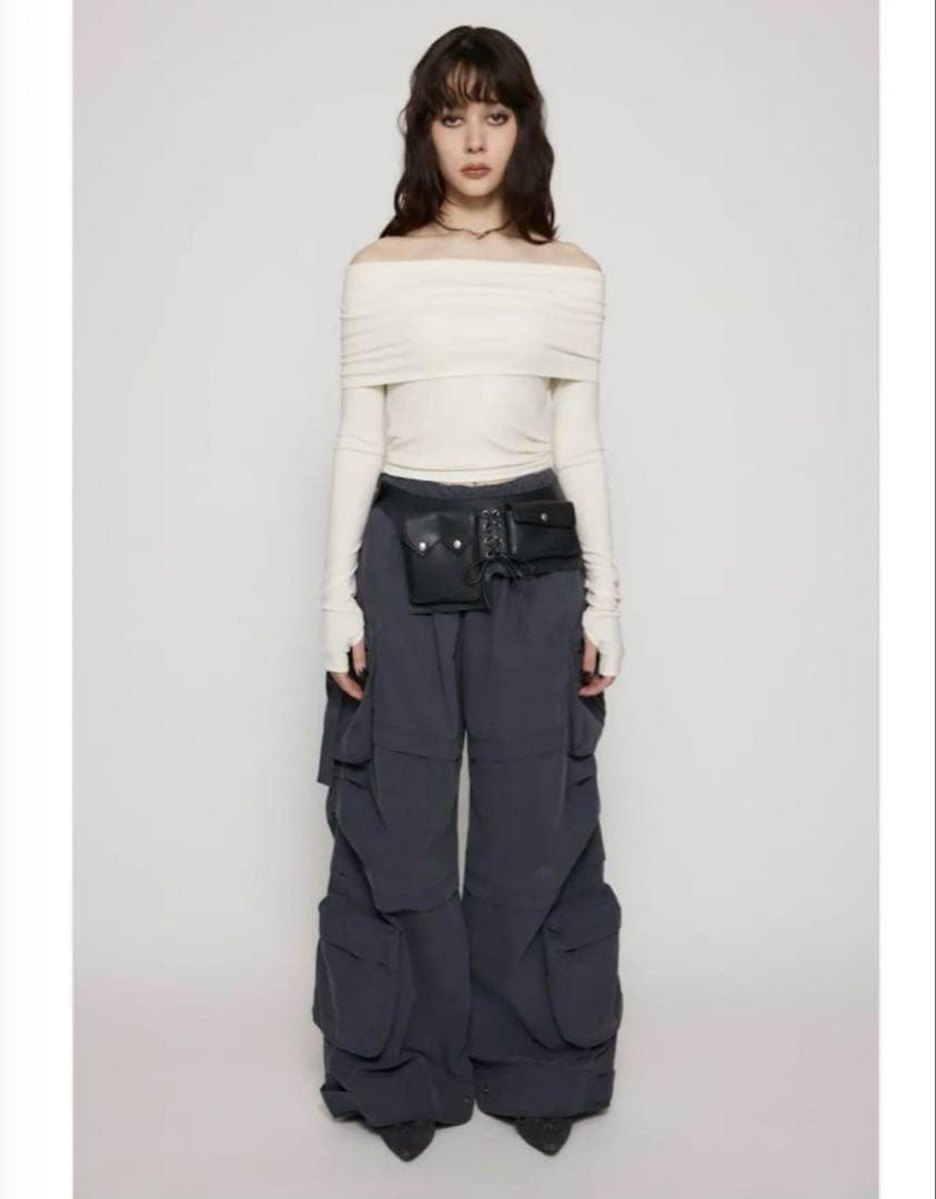 SEIRA×LAGUA VOLUME カーゴパンツ