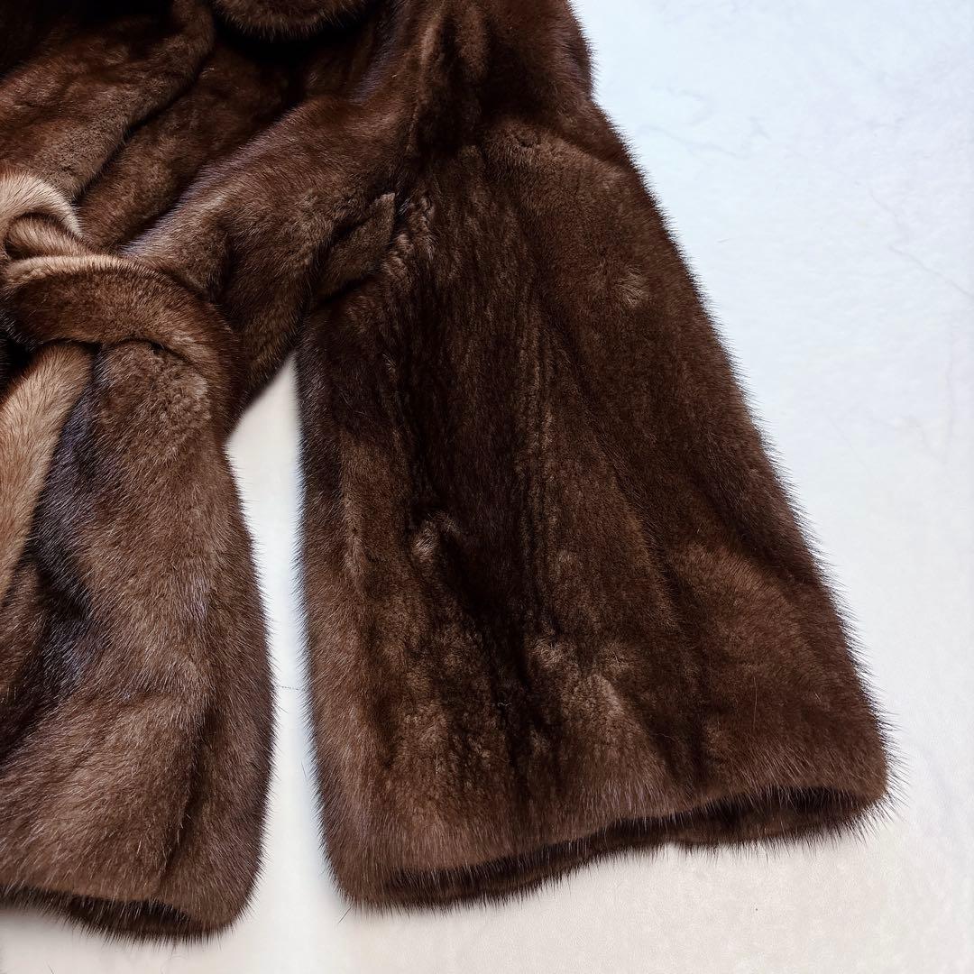 【DAMA collection】SAGA FURS 高級ミンクファーコート M