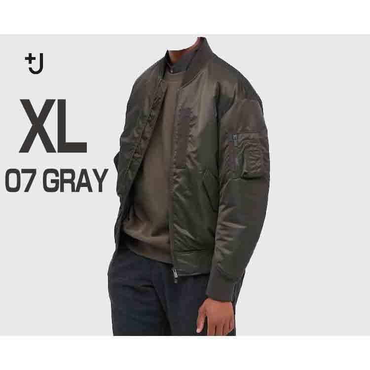 ユニクロ ＋J ジルサンダー ハイブリッドダウンオーバーサイズ MA-1ブルゾン