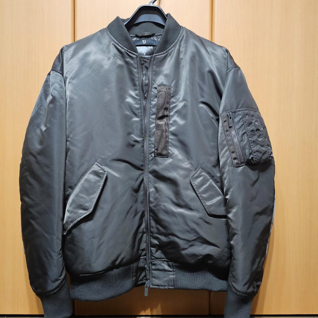 ユニクロ ＋J ジルサンダー ハイブリッドダウンオーバーサイズ MA-1ブルゾン