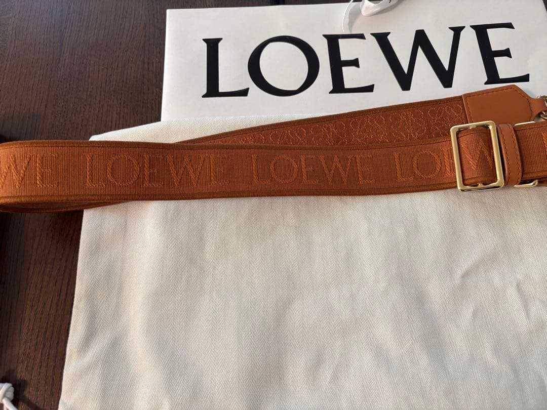LOEWE ロエベ スリットバッグ ミニ（ラフィア＆カーフ）2way ショルダー