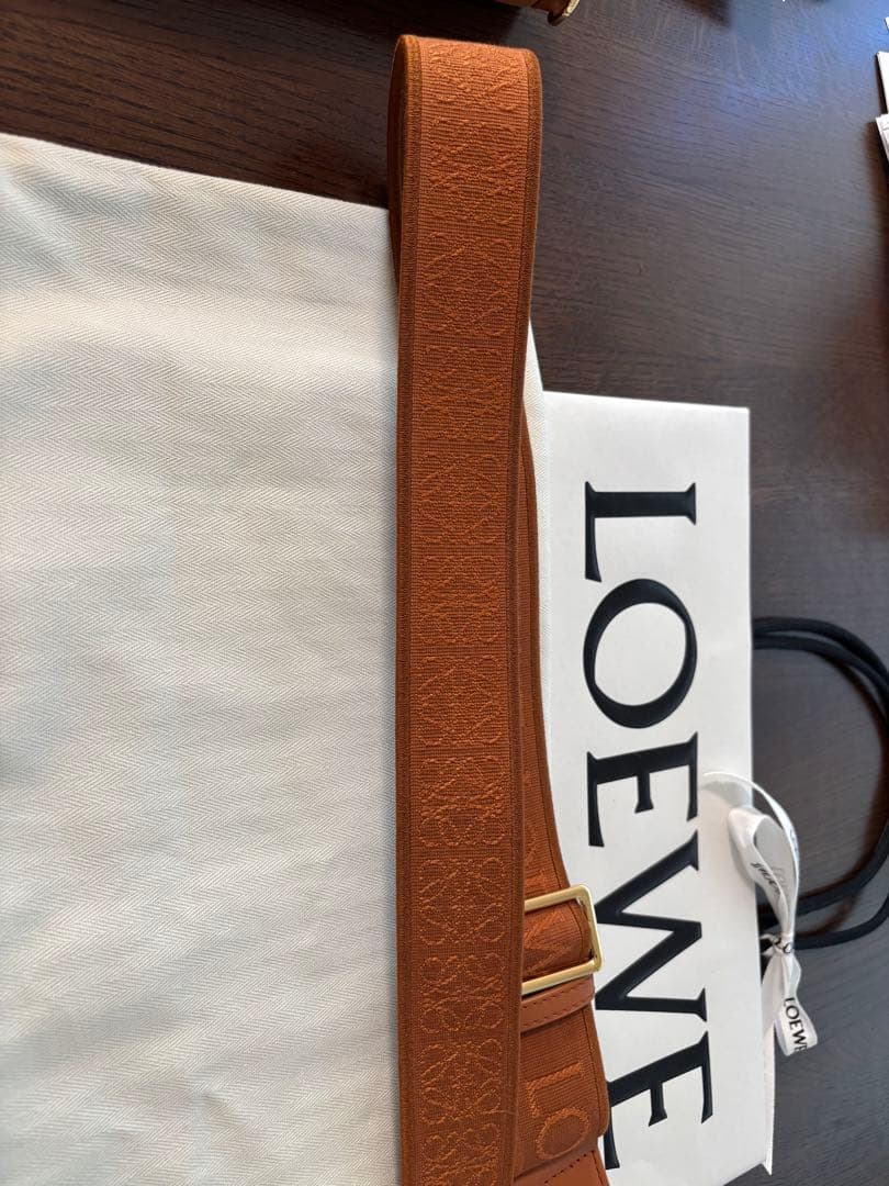 LOEWE ロエベ スリットバッグ ミニ（ラフィア＆カーフ）2way ショルダー