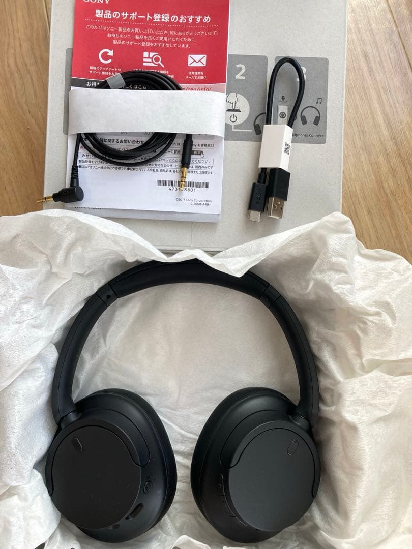 SONY WH-CH720N ワイヤレスヘッドセット ブラック