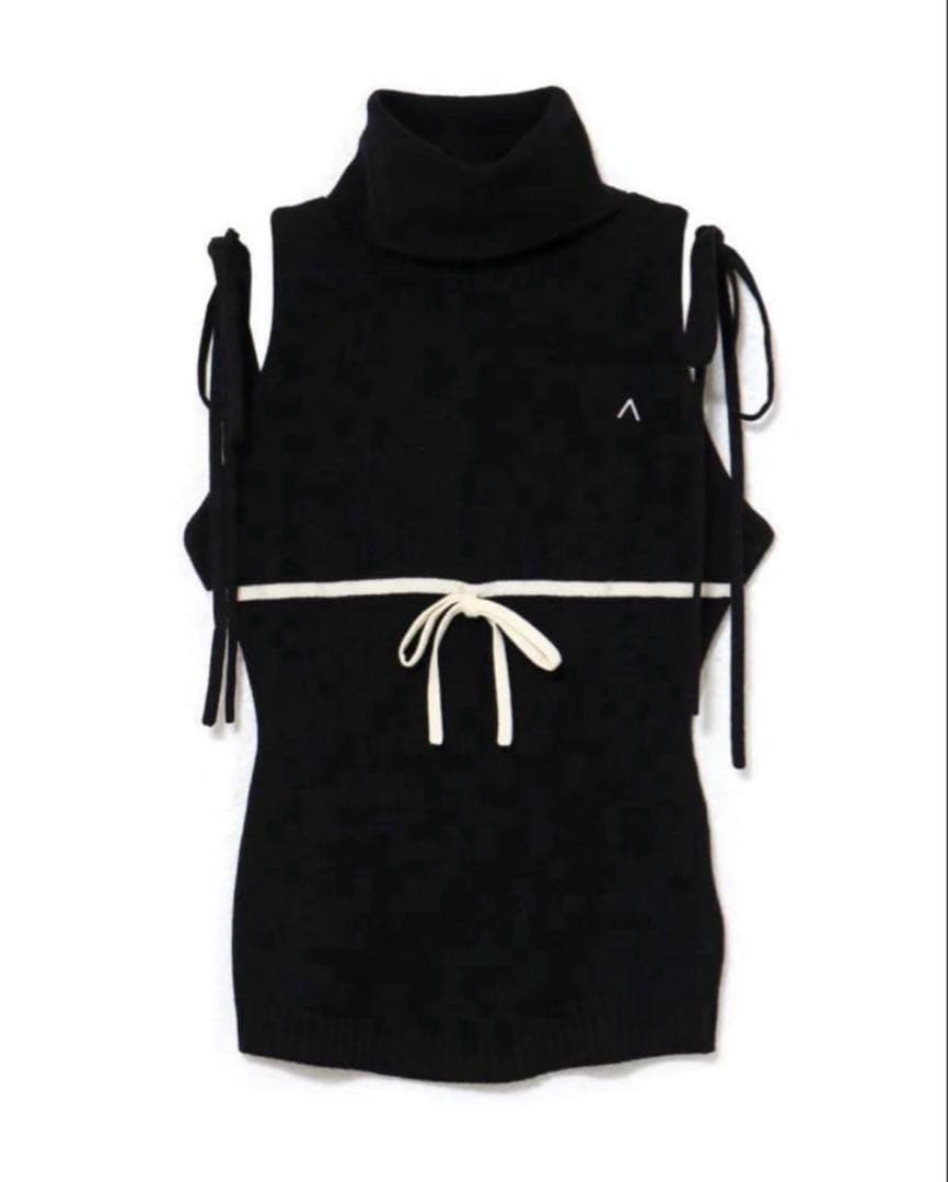【ANDMARY】 adele ribbon tank