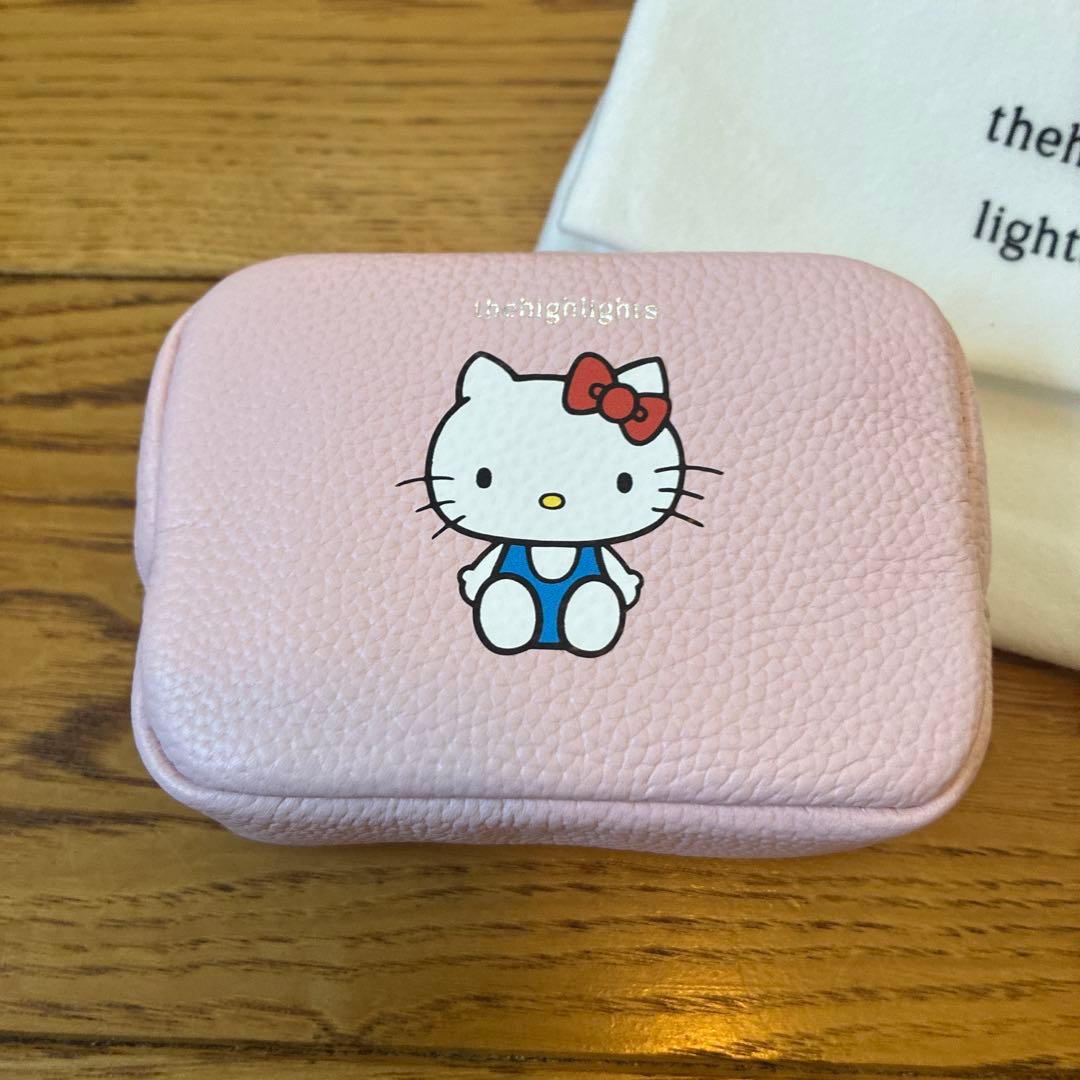 thehigh lights mini'pouch' more キティ ピンク