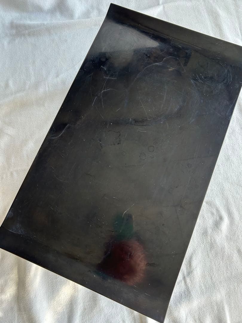 能登輪島塗　在銘 仁斉作　二段卓 共箱