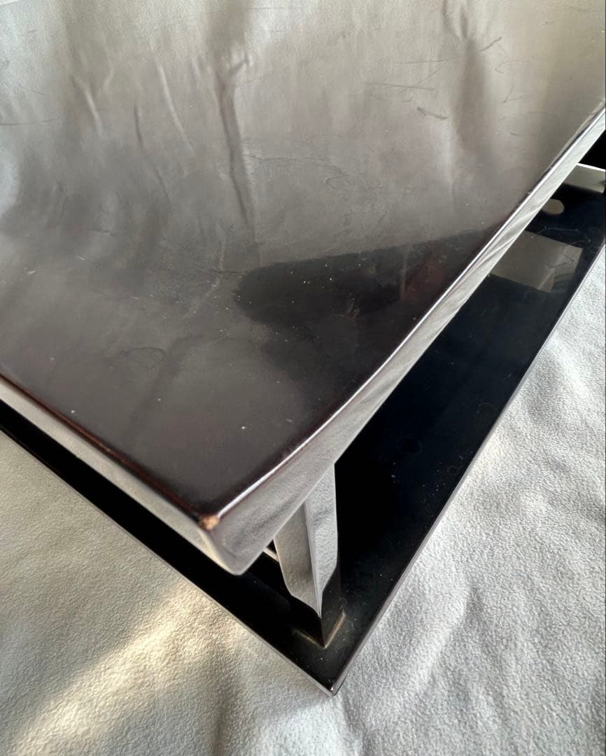 能登輪島塗　在銘 仁斉作　二段卓 共箱