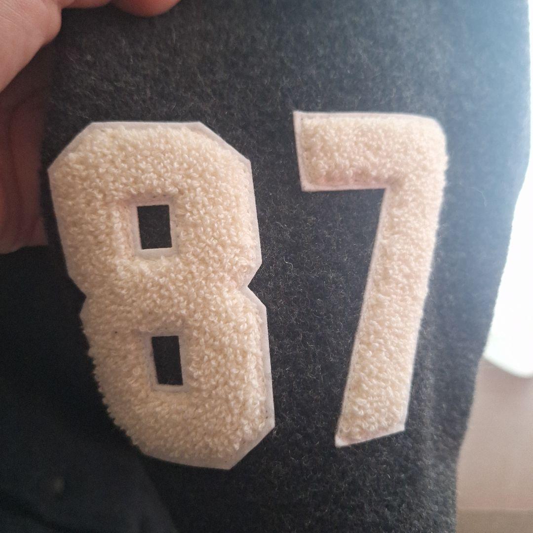 キャナルジーン　CANAL JEAN YA-YA　スタジャン　メルトン　グレー