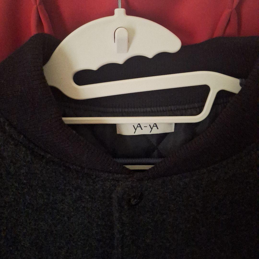 キャナルジーン　CANAL JEAN YA-YA　スタジャン　メルトン　グレー