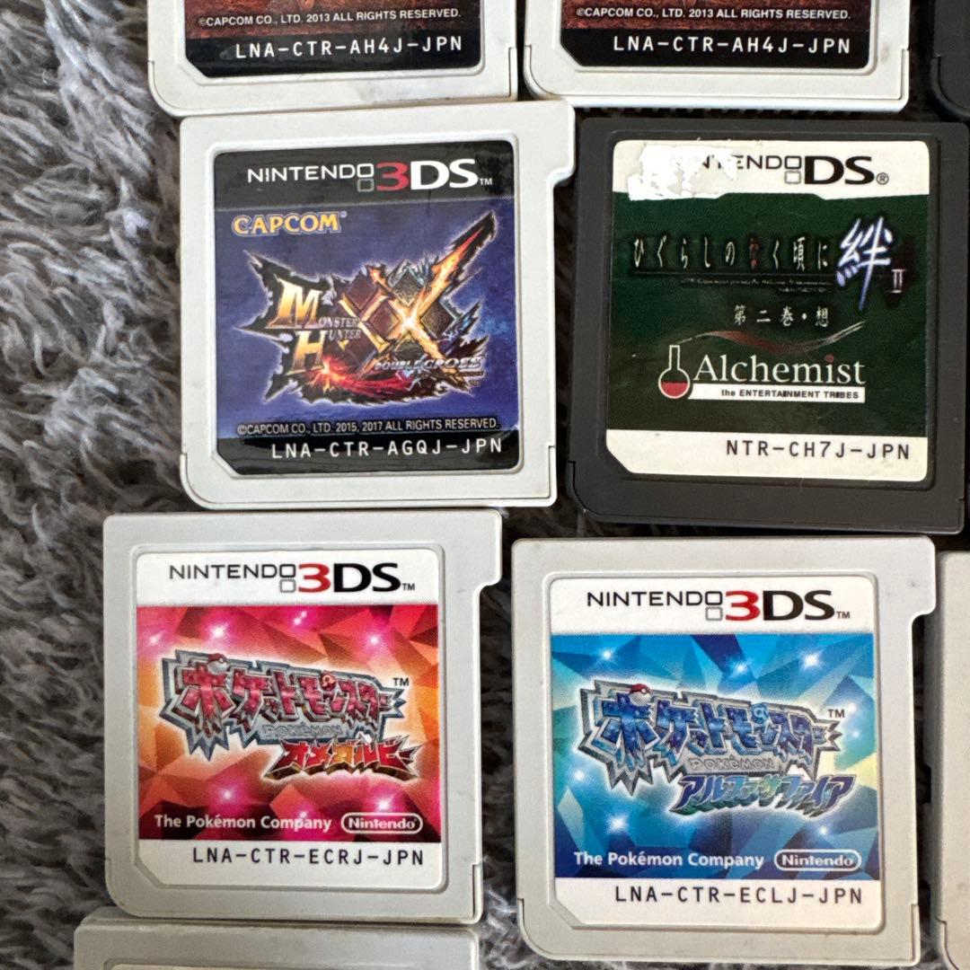 ニンテンドー3DS ゲームソフトセット計17個 ポケモン7本妖怪ウォッチ3…