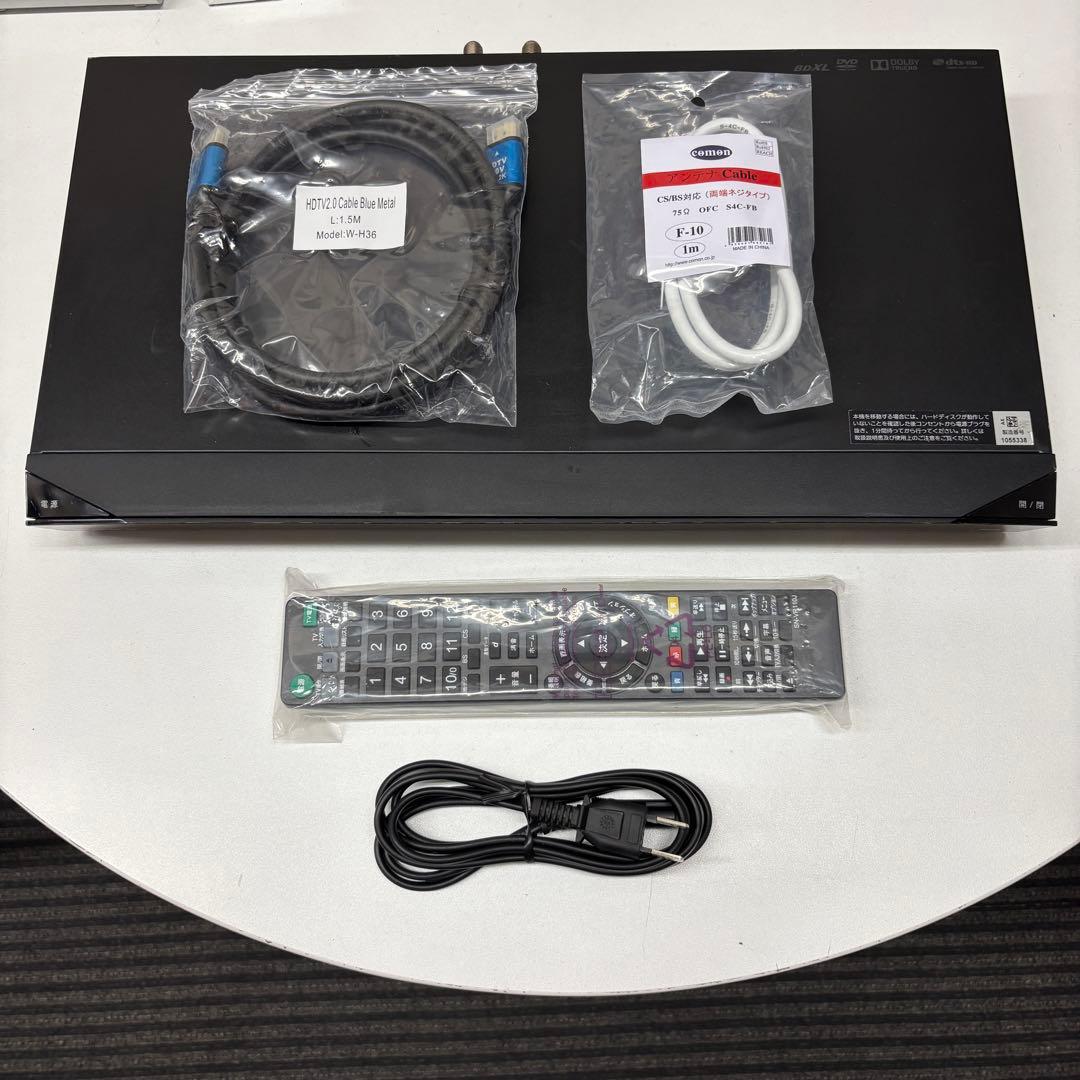 【完動・付属品フルセット】W録 ソニー BDレコーダー BDZ-EW510