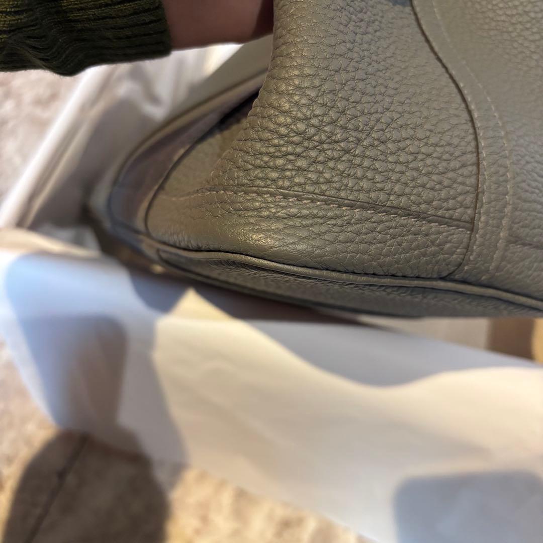 HERMES エルメス ガーデンパーティー　tpm グリメイヤー　オールレザー