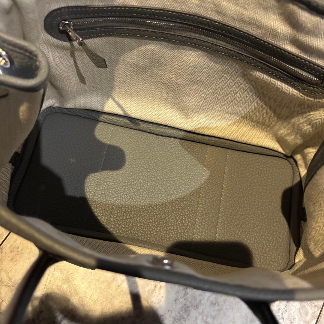 HERMES エルメス ガーデンパーティー　tpm グリメイヤー　オールレザー