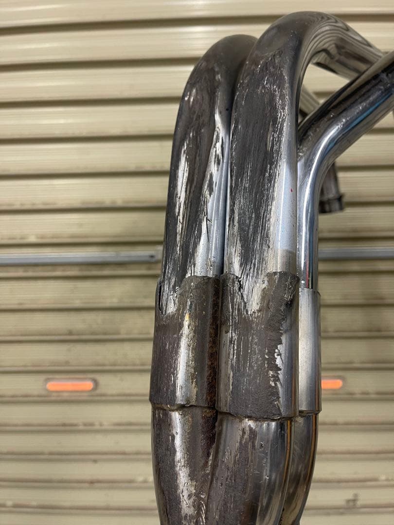 CBX400F RPMマフラー 　当時物　規制前？　へこみ有り