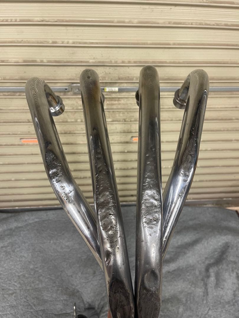 CBX400F RPMマフラー 　当時物　規制前？　へこみ有り