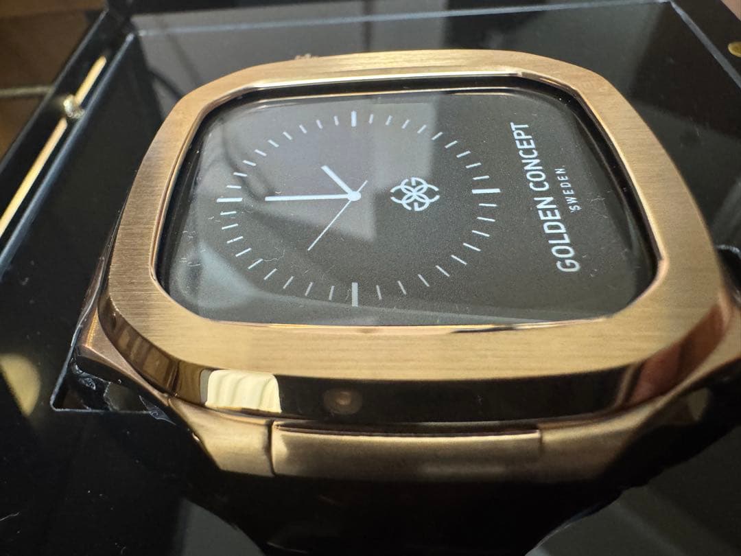 時計 Apple Watch Case ROL45 Rose Gold / Black