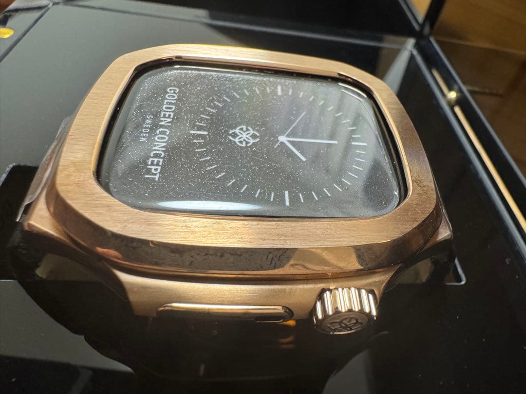 時計 Apple Watch Case ROL45 Rose Gold / Black