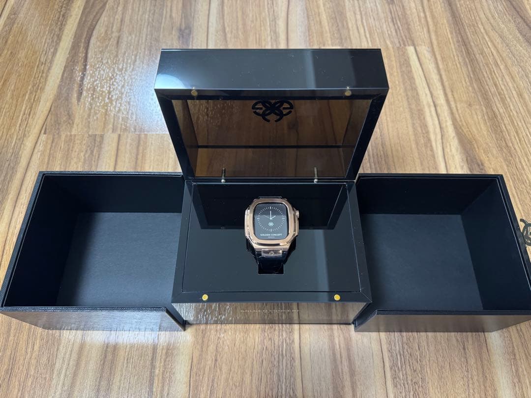 時計 Apple Watch Case ROL45 Rose Gold / Black