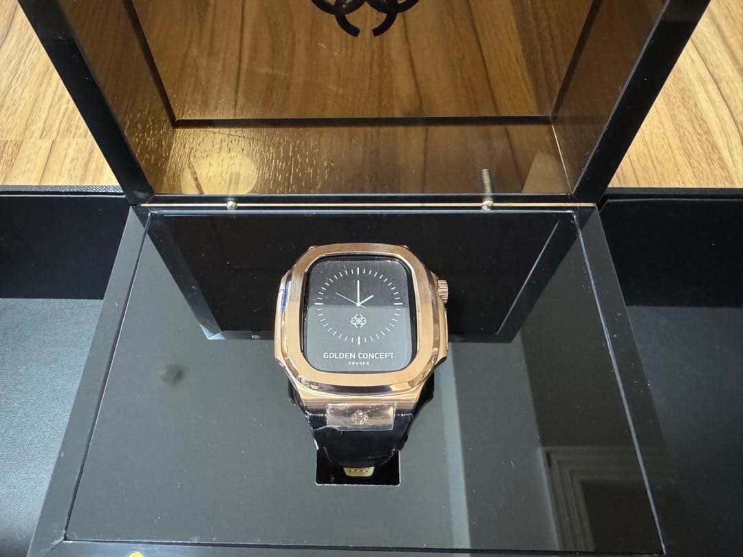 時計 Apple Watch Case ROL45 Rose Gold / Black