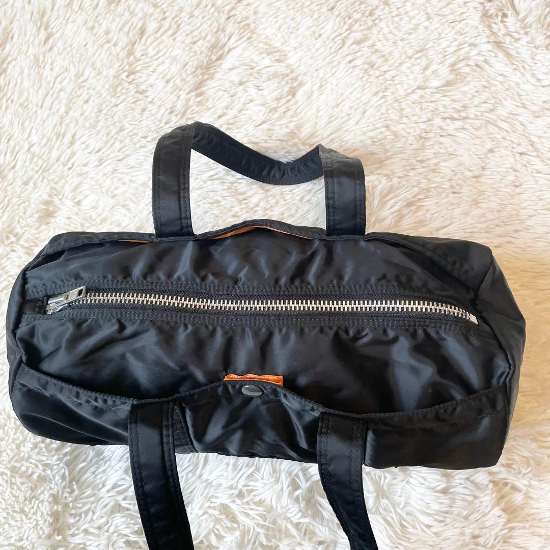 PORTER 吉田カバン タンカー ミニボストン ドラムバッグ ブラック 日本製