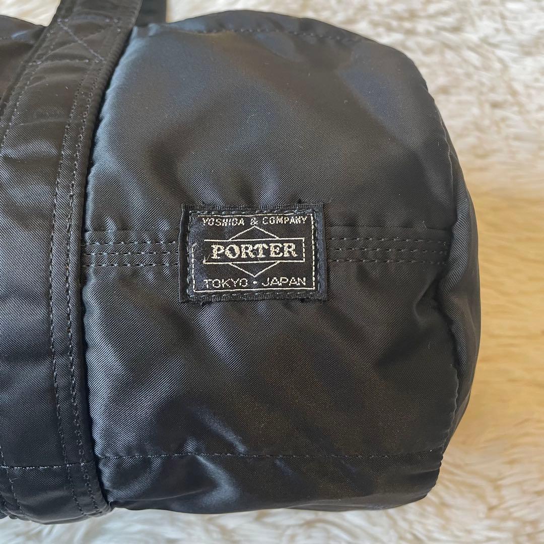 PORTER 吉田カバン タンカー ミニボストン ドラムバッグ ブラック 日本製