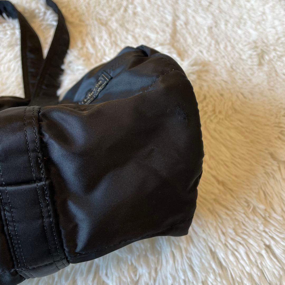 PORTER 吉田カバン タンカー ミニボストン ドラムバッグ ブラック 日本製