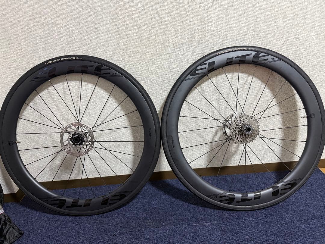 ELITE 50mm ホイールセット + Vittoria Zaffiro