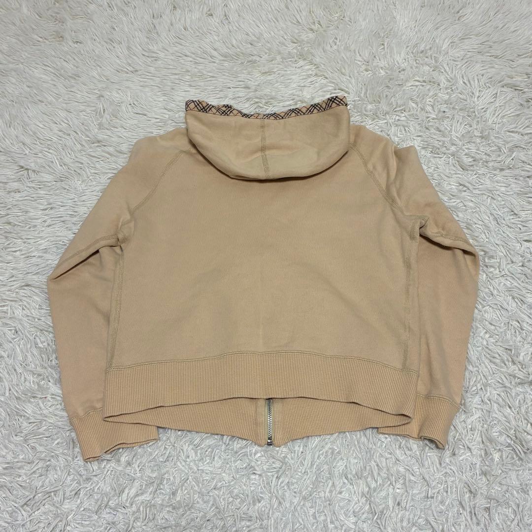 BURBERRY バーバリー　リバーシブル　チェック　スウェットジップ　パーカ.