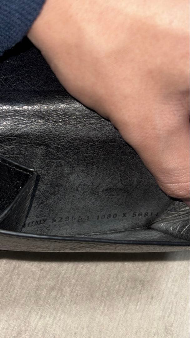 【製造番号あり】BALENCIAGA バレンシアガ 3つ折り財布