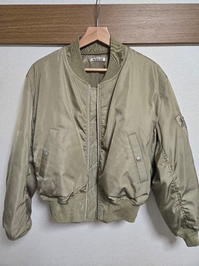 AURALEE フライトブルゾン