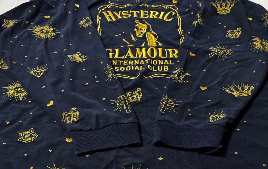 HYSTERIC GLAMOUR 刺繍 カットソー ロンT 長袖ロングシャツ