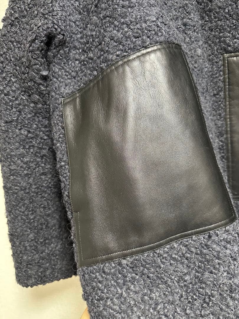 drawer レザーポケットジャケットコート　新品