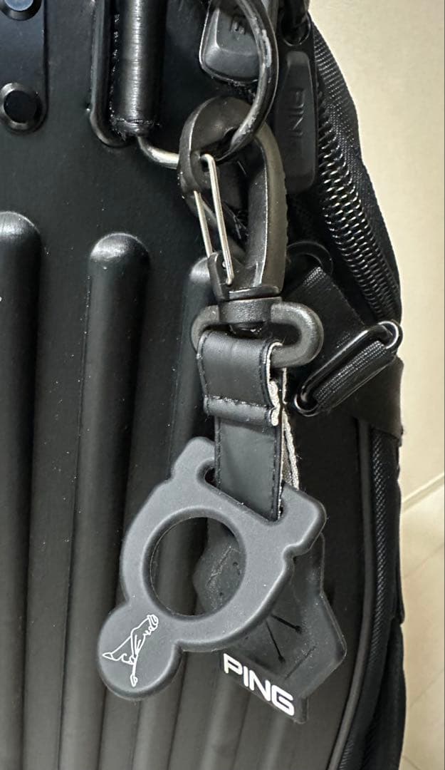 かず　PING ピン キャディバッグ ワンポケット Black