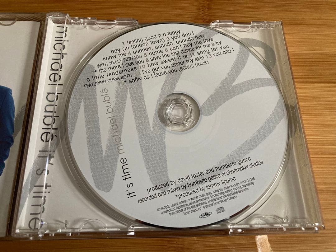 レア　マイケルブーブレ直筆　サイン　cd michael buble