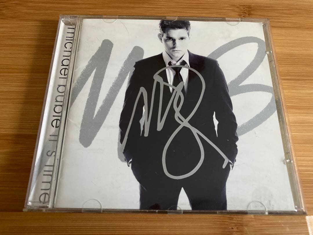 レア　マイケルブーブレ直筆　サイン　cd michael buble