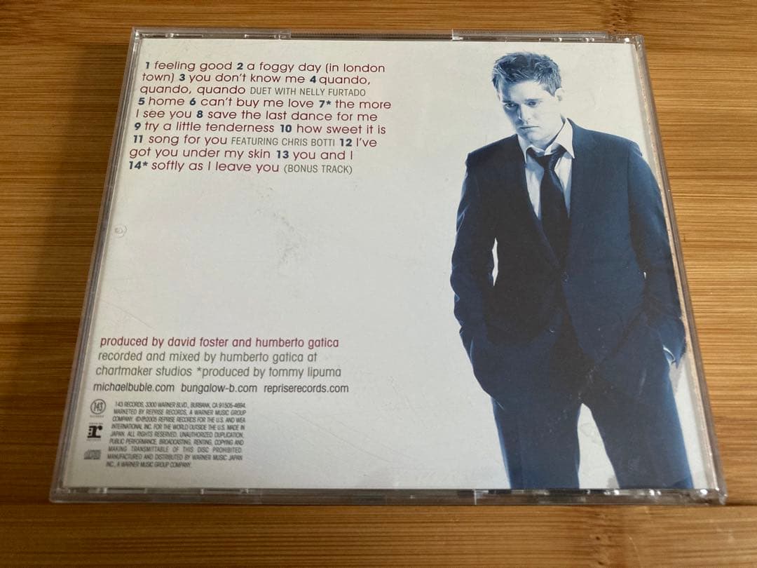 レア　マイケルブーブレ直筆　サイン　cd michael buble