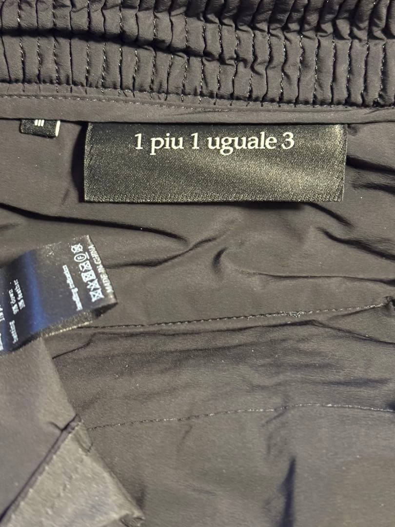 1PIU1UGUALE3 4WAY DOWN ジップパンツ