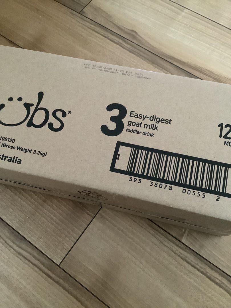 bubsバブズ・ヤギ山羊やぎの粉ミルク ステップ3 (1歳〜3歳)1缶