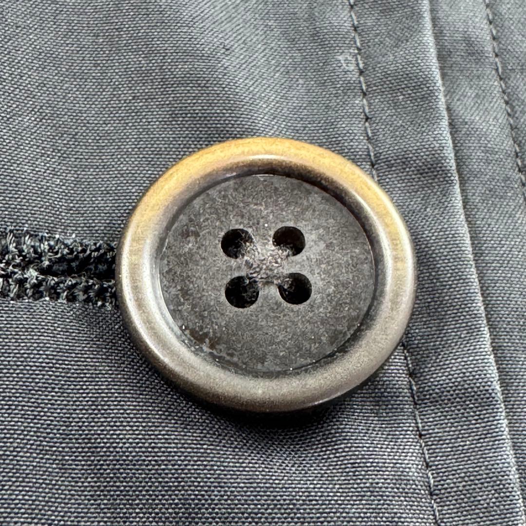 マーガレットハウエル ステンカラーコート ダウンライナー コーティング加工 黒